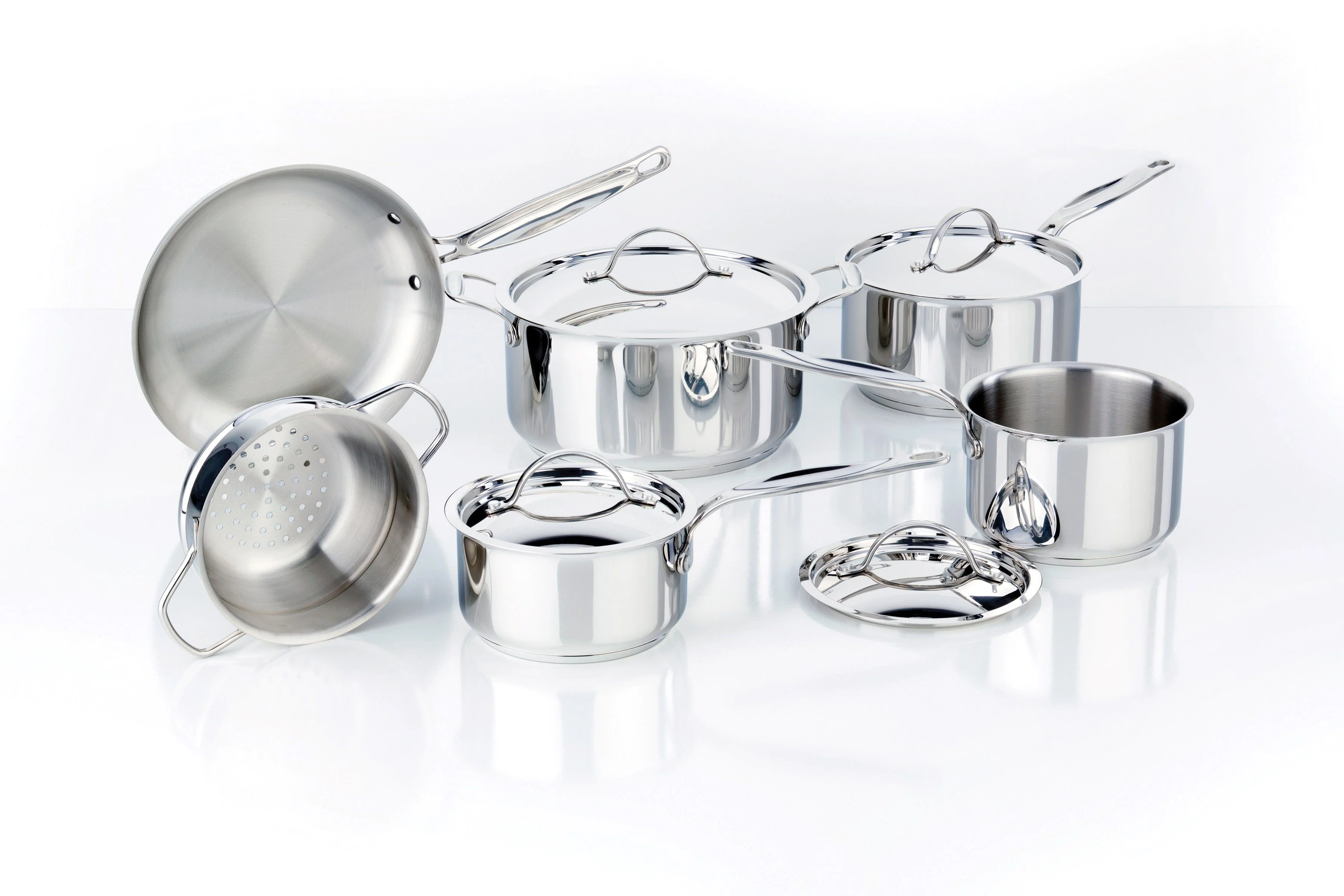 Meyer Confederation Stainless Steel Cookware Set, 10-Piece, Made in Canada - Image 3