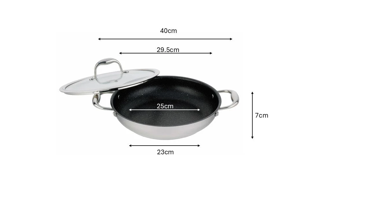 Meyer Accolade Stainless Steel 28cm/11" Everyday Pan Non Stick Skillet with cover, Made in Canada - Image 8