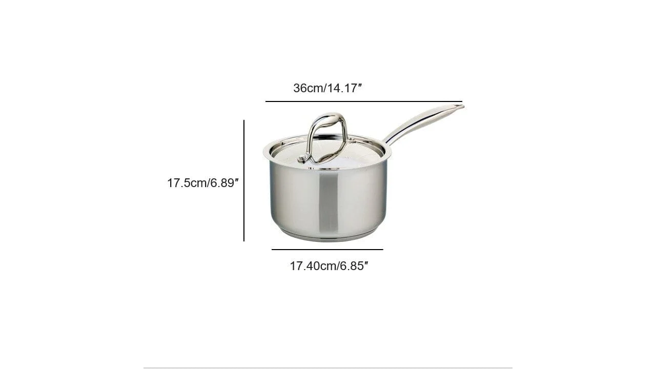 Meyer Accolade Stainless Steel 2L Saucepan with cover, Made in Canada - Image 8