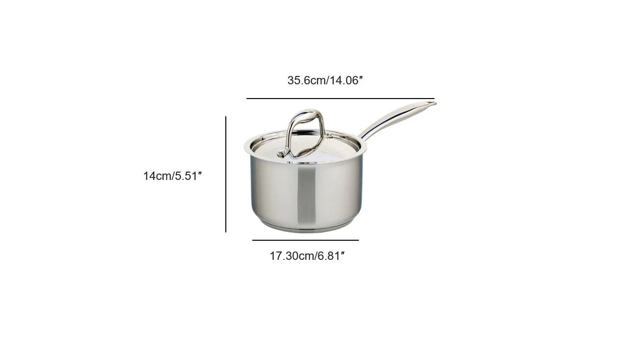 Meyer Accolade Stainless Steel 1.5L Saucepan with cover, Made in Canada - Image 8