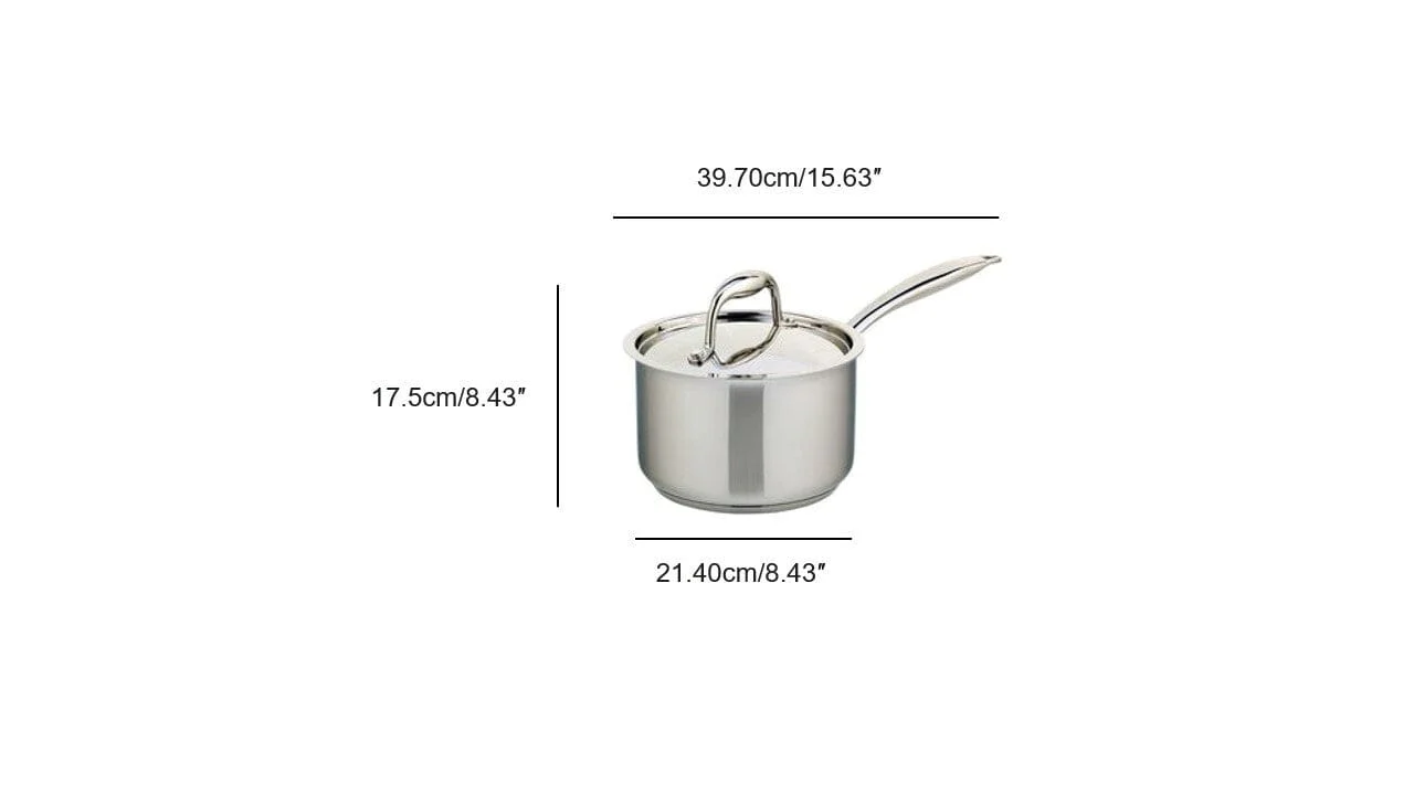 Meyer Accolade Stainless Steel 3L Saucepan with cover, Made in Canada - Image 8