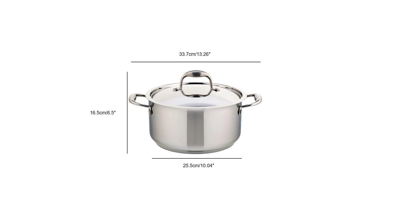 Meyer Accolade Stainless Steel 5L Dutch Oven with cover, Made in Canada - Image 7