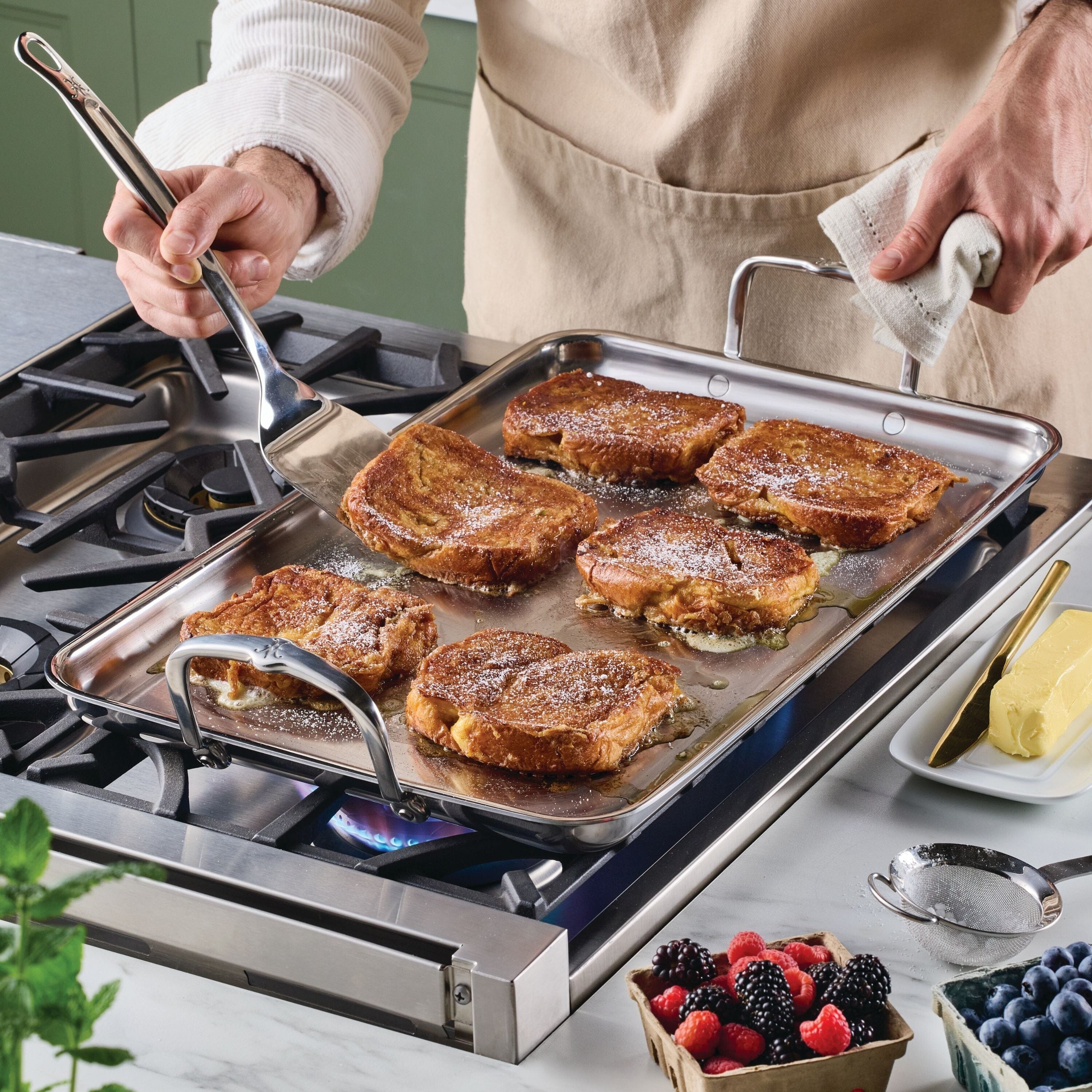 Hestan Provisions Double Burner Griddle - Image 9