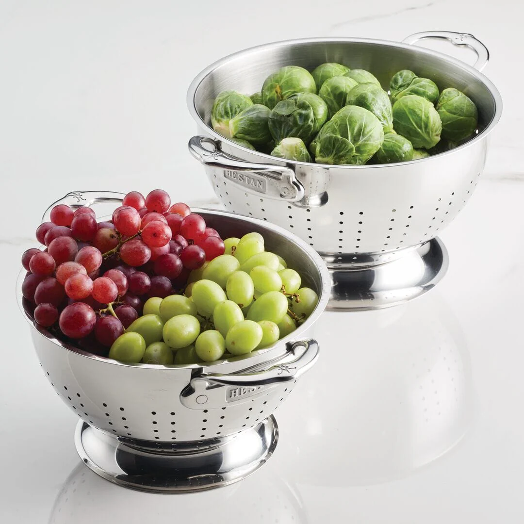 Hestan Provisions Stainless Steel Colander Set, 2-Piece, Stainless Steel - Image 3