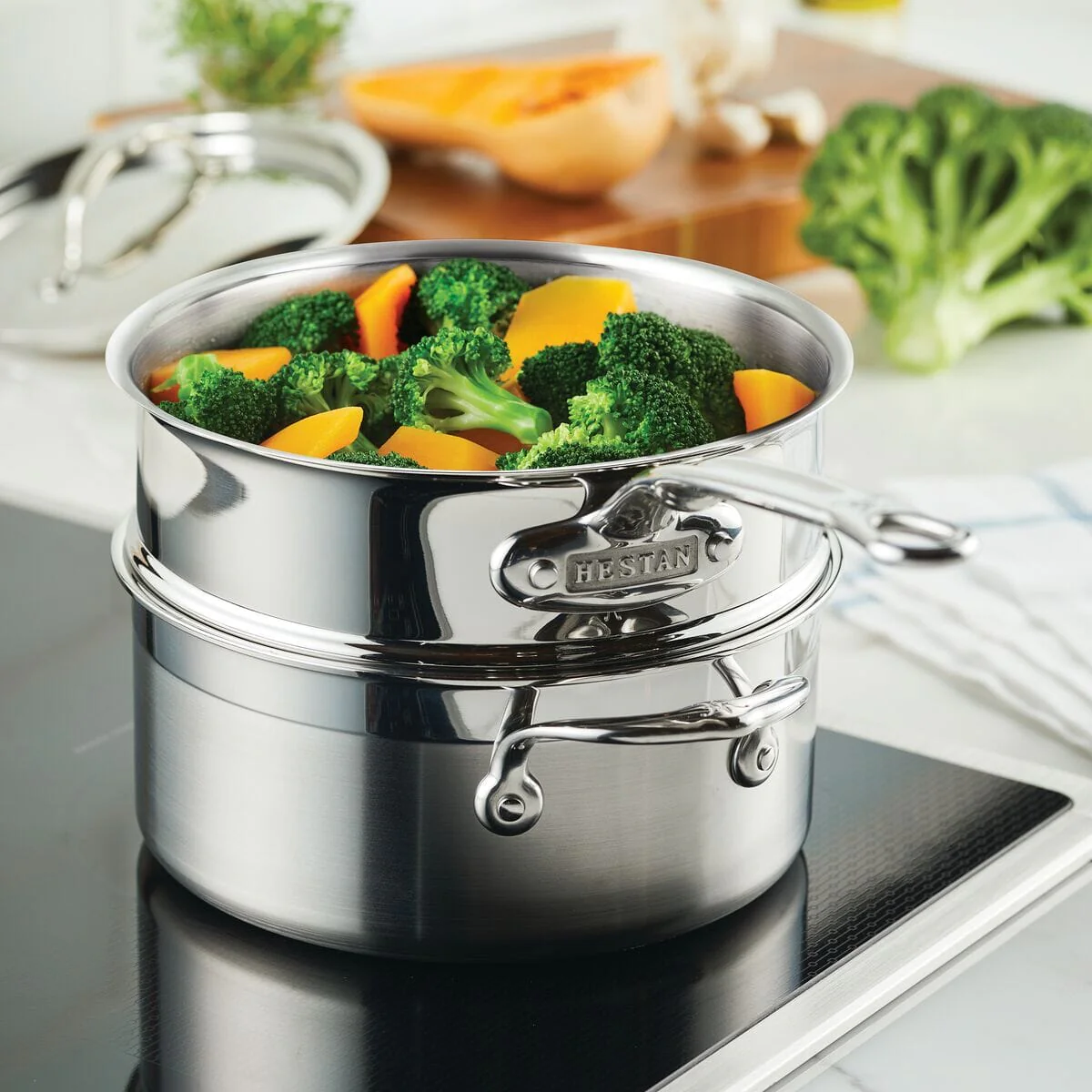 Hestan Provisions Stainless Steel Steamer Insert, 3-Quart, Stainless Steel - Image 3