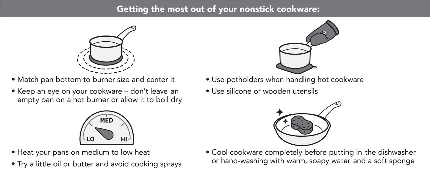 KitchenAid Hard-Anodized Induction Nonstick Cookware Set, 11-Piece, Matte Black - Image 8